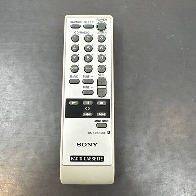 Sony IR Remote for RMT-CS350A - Radio Cassette OEM