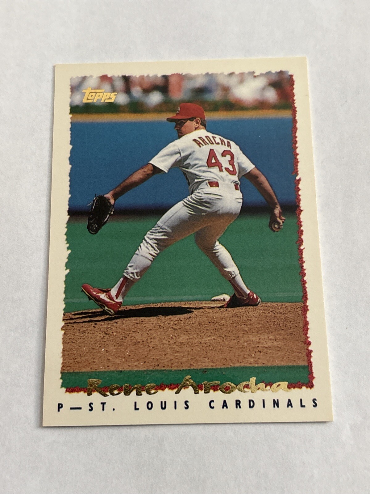 1995 Topps - #24 Rene Arocha St Louis Cardinals NM-MINT 
