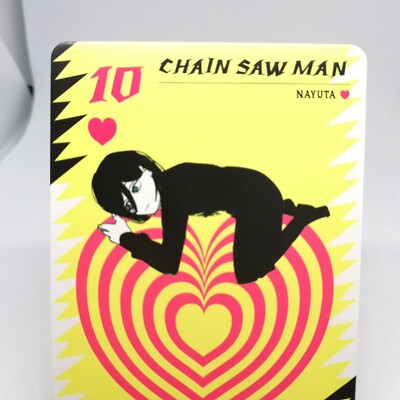 10 NAYUTA heart Chainsaw Man PLAYNG CARDS TATSUKI FUJIMOTO JUMP