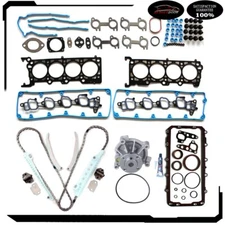 For 2003-04 Lincoln Town Car 4.6L Full Gasket Set Timing Chain Kit Water Pump