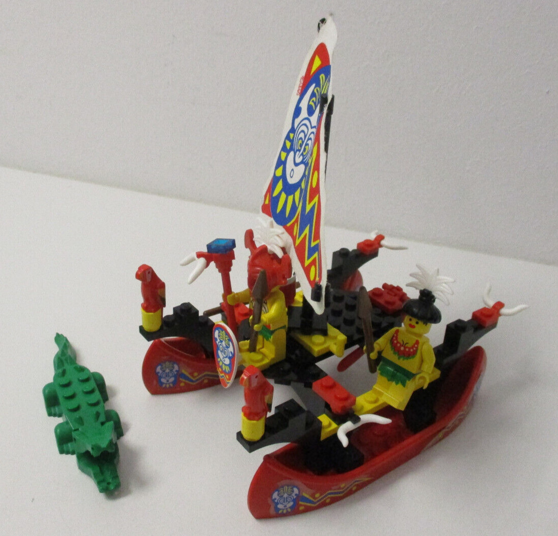 H14 ) Lego 6256 Islander Catamaran Insulaner mit BA und OVP 100 