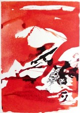 ZAO WOU KI PEINTRE CHINOIS GRAVURE IMPRIMERIE DU COMPAGNONNAGE à PARIS 1965 z4
