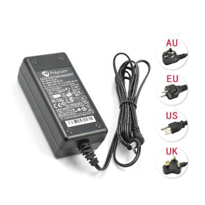 Polycom Power Adapter For Polycom VVX310 VVX410 VVX411 VVX600 2200-46170-001