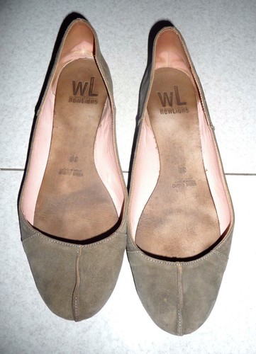 NEW LIONS Grey BALLERINE FLAT PUMP n. 39 - UK 6 - AMY WINEHOUSE STYLE | eBay