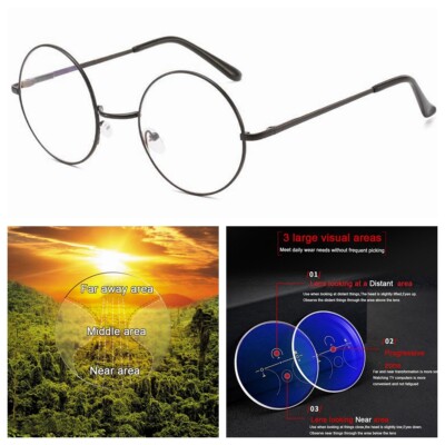 Multifocal Progressive Varifocal Round Near Far Reading Glass up 0 to+300