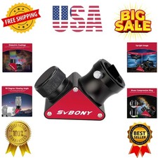 SV188P Dielectric Mirror Star Diagonal, 90 Degree Mirror Diagonal, 99 Reflec...