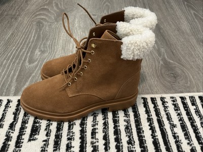 Lauren Ralph Lauren Carlee Suede Leather Boots Women s Size: 11 New