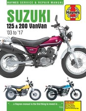 Suzuki RV125/200 VanVan (2003-2017) Haynes Repair Manual