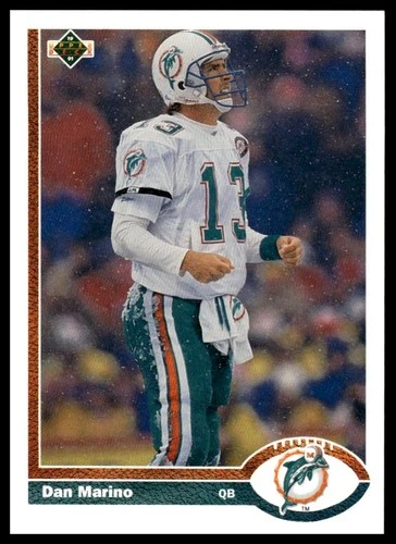 1991 Upper Deck Dan Marino #255b 🔥 Miami Dolphins - product listing photo