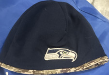 New Era Seattle Seahawks NFL Beanie One Size Navy Football Official