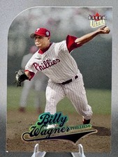 BILLY WAGNER 2005 Fleer Ultra Platinum Medallion Die Cut /100 Phillies