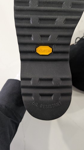 OUR LEGACY Chukka Boot 42 Dim Black Velour Suede Vibram Made in Portugal NIB - Picture 9 of 18