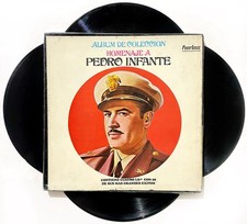PEDRO INFANTE Homenaje Box Set 4xLP Vinyl 1972 MEXICO Peerless CIEN A OS Promo