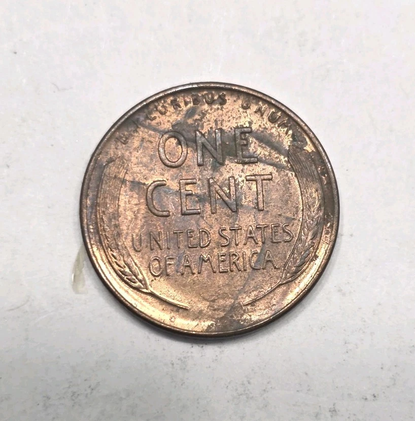 1938-D D/D Lincoln Wheat Penny Rpm, Double Die Reverse. - Image 2 of 4