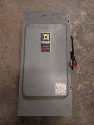 Sqare D Heavy Duty Safety Switch 200 Amp 600 Volts 3 P