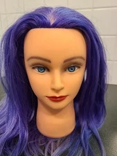 Cosmetology Training Hair Mannequin Makeup Realistic Display Head non-scary face