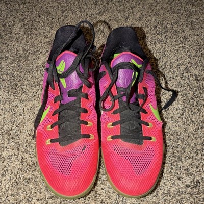 Nike Kobe 11 Mambacurial Pink Green Black 836183-635 Basketball Sneakers