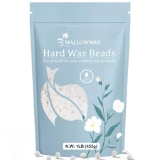 Mallowwax Hard Wax Beads - Wax for All-Purpose Hair Removal - Full Body Waxin...