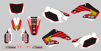 AM0417 GRAPHICS KIT FOR HONDA CR 125 250 CR125 CR250 2000 2001