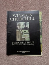 The Sunday Times Magazine Winston Churchill Memorial Issue February 7 1965