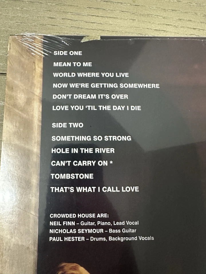 Crowded House S/T Limited Edition Smoky Blue Vinyl LP Record Album NEW Ships Now - Image 4 of 4