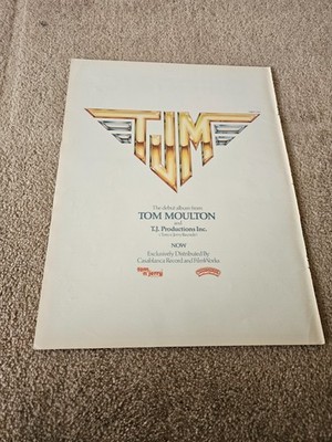 TPEEP540 MAGAZINWERBUNG 14X11'' TOM MOULTON - TJM 