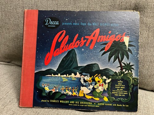 Vintage Walt Disney Salutos Amegos Vinyl Set. 4 vinyls