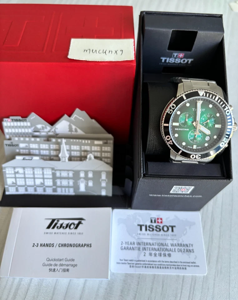 Tissot T-Sport Seastar 1000 T120.417.11.091.01 Chronograph Diver's Men's Watch - Image 2 of 4