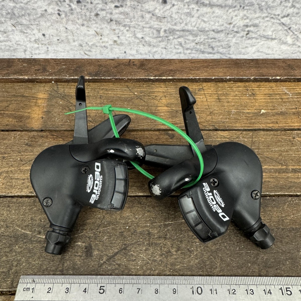 Vintage Shimano Deore SL-M510 3x9 Trigger Shifter Set MTB 9s Japan