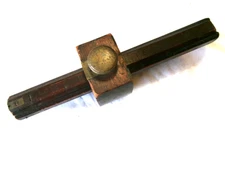 RARE 4 STEM MARKING GAGE - SHOLL PATENT? - GRADUATED STEMS - ROSEWOOD?