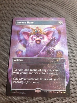 Arcane Signet Confetti Foil Furby: The Gathering