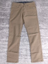 Jachs New York Men  s 32 Tan Straight Fit Flex Waistband 5-Pocket Pants 32x31
