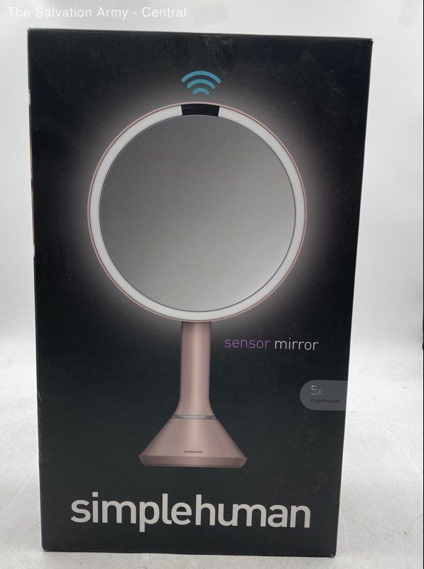 Simplehuman Pink Touch Controller Sensor Light Make-up Mirror With Box