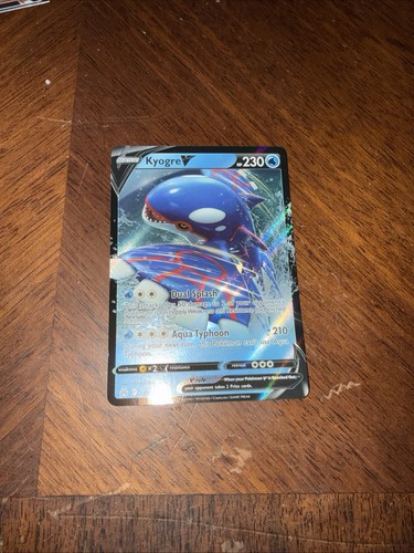 Kyogre V SW&SH: Crown Zenith 37/159 Ultra Rare Pokemon TCG