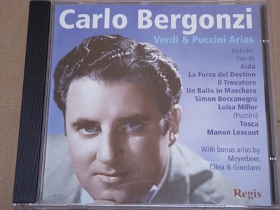 CARLOS BERGONZI sings puccini, verdi et al NM/VG+ (CD Album, Klassik, Regis)