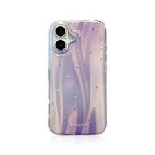 For iPhone 16 15 14 13 Pro Max Bling Glitter Stars Luxury Phone Case For Women