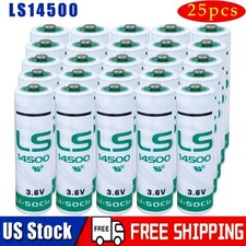     25-pack  LS14500 for LS 14500 AA 3.6V Lithium Batteries LS-14500 US