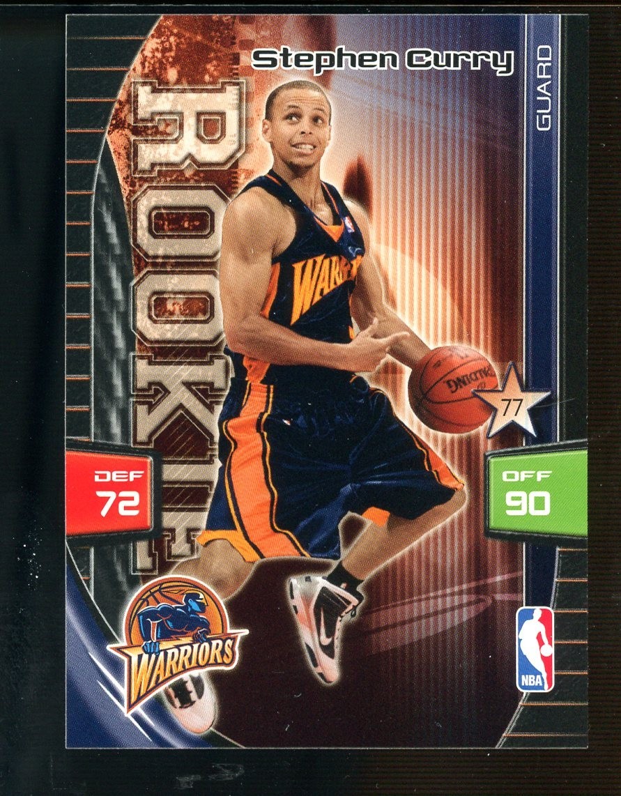 2009 Panini Adrenalyn XL Stephen Curry Golden State Warriors RC Rookie