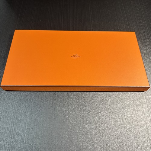 Authentic Hermes Large Empty Gift Storage Box w/ Foam 14.5X7X1