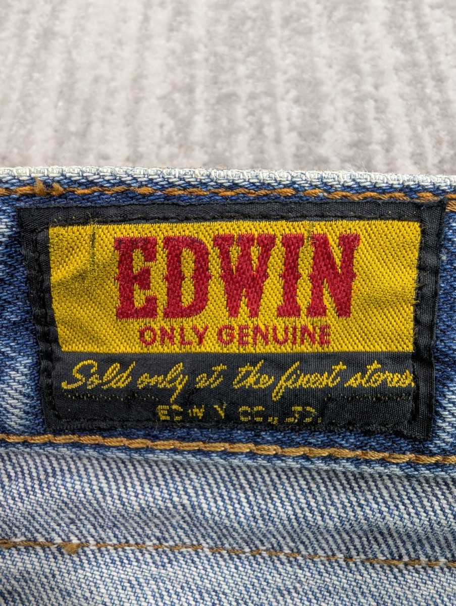 VTG Edwin Japanese Denim French Classic Straight Jeans 32x26