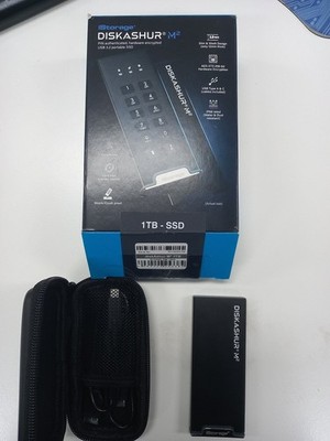 iStorage Diskashur M2 1TB password protected SSD