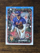 🔥2024 New York Mets Pete Alonso Topps Holiday Card #H66🔥