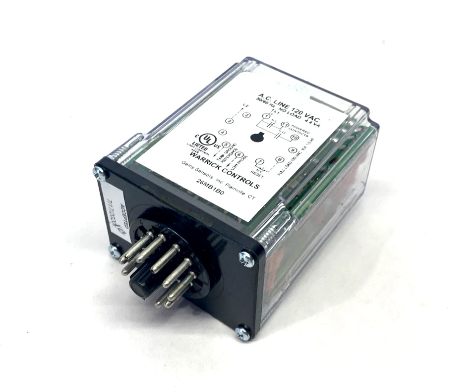 Warrick Controls GEMS Liquid Level Controller/Relay, 11-Pin Socket Plug-In - Image 2 of 4