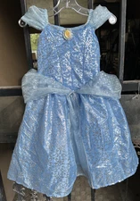 NWT Disney Parks Authentic Original Cinderella Princess Dress Girls Size XS 4/5