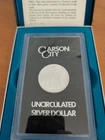 1882 CC Carson City GSA Morgan Silver Dollar with Box/COA Uncirculated