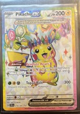 Pikachu ex - 219/191 - Ultra Rare - Surging Sparks NM Holo on eBay