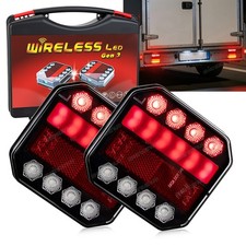 Magnetic Trailer Lights Wireless Magnetic Trailer Lights – Rechargeable LED TailLight Kit For Trailer