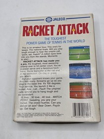 Racket Attack Nintendo NES Complete Cib Tested Works Clean Cartridge Rare Game 