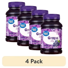 (4 pack) Great Value Concord Grape Jelly, 30 oz