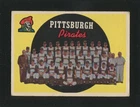 #528 Pirates Team w/ROBERTO CLEMENTE - 1959 Topps: VG, no creases 251463e